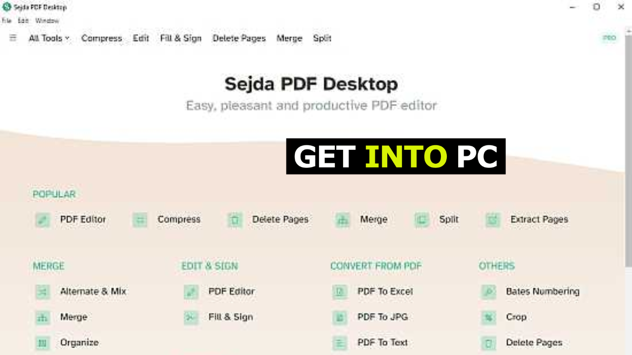 Sejda PDF Desktop Pro